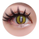 Sweety Crazy Yellow Demon Eye White Slit